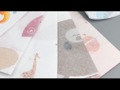 In hình mẫu Một lần sử dụng búp bê trẻ em không dệt vải Cute Hock