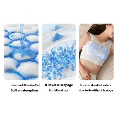 All-In-One Disposable Super Absorbent Breastfeeding Bra Soft Thin Anti Overflow Design Breathable Nursing Pads For Maternity